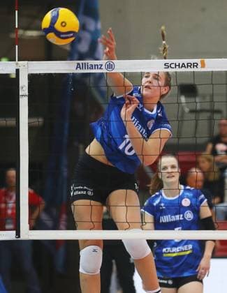 BAU 06 10 2023 Stuttgart Volleyball Allianz MTV Stuttgart vs VC Wiesbaden, Julien Knollema Stuttgart