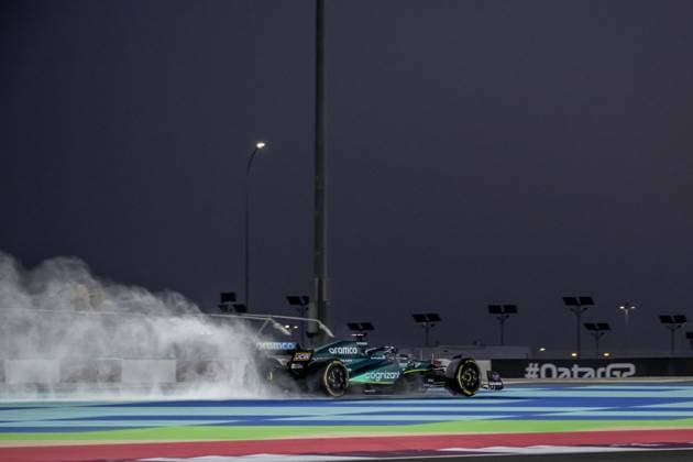 Lusail - 06-10-2023, Lusail International Circuit, Lance Strollt at the Formula 1 Qatar Grand Prix 2023 Friday Formula 1 Qatar Grand Prix 2023 Friday  x22654527x Copyright: