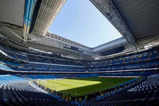October 7, 2023, Madrid, Madrid, Spain: General view of Santiago Bernabeu Stadium during La Liga football match between Real Madrid CF v CA Osasuna at Santiago Bernabeu Stadium in Madrid, Spain, October 7, 2023 Madrid Spain - ZUMAa206 20231007_zsp_a206_001 Copyright: xRubenxAlbarranx