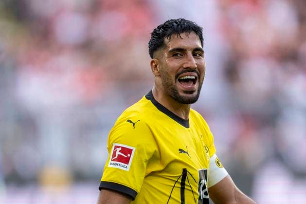 Soccer 1 Bundesliga, season 2023 2024, 7 match day, Borussia Dortmund Union Berlin on 07 10 2023 at Signal Iduna Park in Dortmund Dortmund Dortmunds Emre Can complains IMPORTANT NOTE According to the requirements of the DFL German Football League or the DFB German Football Association is prohibited in the stadium and or from the game made photographs in the form of sequence pictures and or video-like photo series to exploit or exploit to let Copyright: xKirchner DavidxInderliedx