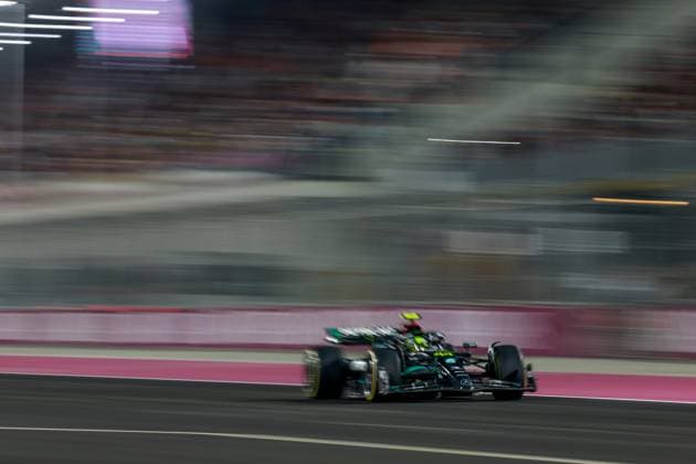 44 Lewis Hamilton GBR, Mercedes AMG Petronas F1 Team , F1 Grand Prix of Qatar at Lusail International Circuit on October 7, 2023 in Doha, Qatar Photo by HOCH ZWEI Doha Qatar