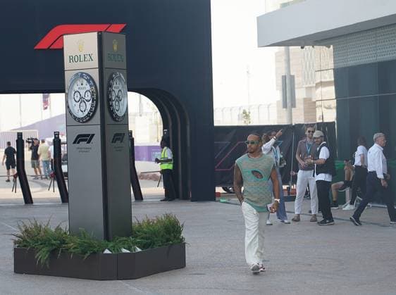 08 10 2023, Losail International Circuit, Doha, Formula 1 Qatar Airways Qatar Grand Prix 2023 ,in picture Lewis Hamilton GBR , Mercedes AMG Petronas Formula One Team Doha Losail International Circuit Qatar  eu-images-506