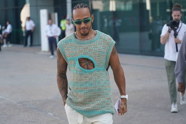 Formula 1 Qatar Airways Qatar Grand Prix 2023 08 10 2023, Losail International Circuit, Doha, Formula 1 Qatar Airways Qatar Grand Prix 2023 ,in the picture Lewis Hamilton GBR , Mercedes AMG Petronas Formula One Team nordphotoxGmbHx xBratic nph00250
