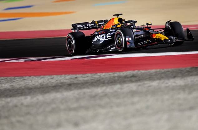 QATAR - Max Verstappen (Red Bull Racing) in action during the Formula 1 Grand Prix race at the Lusail International Circuit in Qatar. Max Verstappen became world champion a day earlier during the sprint race. ANP SEM VAN DER WAL Race 2023 2024 xVIxANPxSportx xxANPxIVx 480605243 originalFilename: 480605243.jpg