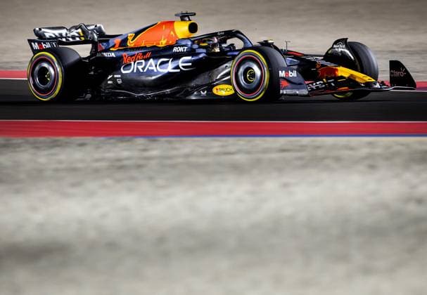 QATAR - Max Verstappen (Red Bull Racing) in action during the Formula 1 Grand Prix race at the Lusail International Circuit in Qatar. Max Verstappen became world champion a day earlier during the sprint race. ANP SEM VAN DER WAL Race 2023 2024 xVIxANPxSportx xxANPxIVx 480608023 originalFilename: 480608023.jpg