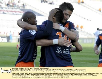 Football, France, Ligue 1, Olympique Marseille - Montpellier HSC 1:3