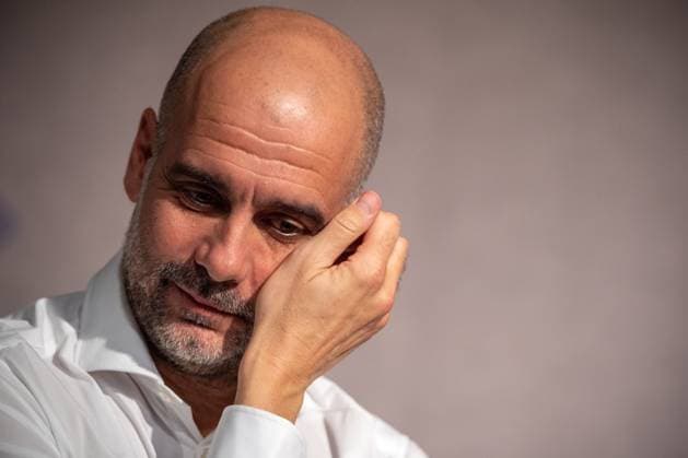 Foto Marco Alpozzi LaPresse 09 Ottobre 2023 - Cuneo, Italia - - Pep Guardiola interviene all evento "Dialoghi sul talento "Nella foto: Pep GuardiolaOctober 09, 2023 Cuneo, Italy - sport -Pep Guardiola speaks at the "Dialogues on talent " event In the pic: Pep Guardiola  Copyright: xMarcoxAlpozzi LaPressex