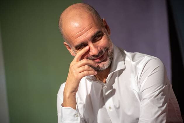 Foto Marco Alpozzi LaPresse 09 Ottobre 2023 - Cuneo, Italia - - Pep Guardiola interviene all evento "Dialoghi sul talento "Nella foto: Pep GuardiolaOctober 09, 2023 Cuneo, Italy - sport -Pep Guardiola speaks at the "Dialogues on talent " event In the pic: Pep Guardiola  Copyright: xMarcoxAlpozzi LaPressex