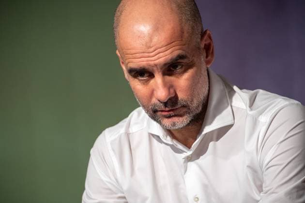 Foto Marco Alpozzi LaPresse 09 Ottobre 2023 - Cuneo, Italia - - Pep Guardiola interviene all evento "Dialoghi sul talento "Nella foto: Pep GuardiolaOctober 09, 2023 Cuneo, Italy - sport -Pep Guardiola speaks at the "Dialogues on talent " event In the pic: Pep Guardiola  Copyright: xMarcoxAlpozzi LaPressex