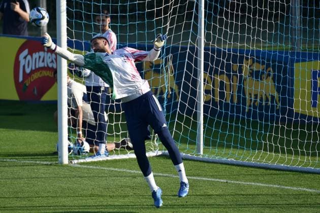 Italian player Gianlugi Donnarumma during Italy training session, UEFA European Football Championship in Florence, Italy, October 09 2023  Copyright: xLisaxGuglielmi IPAxSportx xipa-ax xx IPA_40886902 IPA_IPA40886902