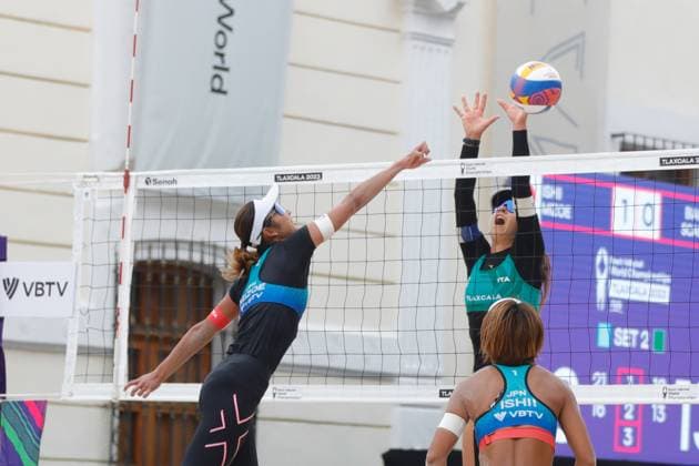 Beach Volleyball, World Championships in Tlaxcala, Women, Italy - Japan
