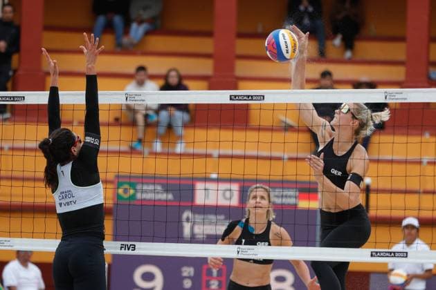 Beach Volleyball, World Cup in Tlaxcala, Women, Germany - Brazil
