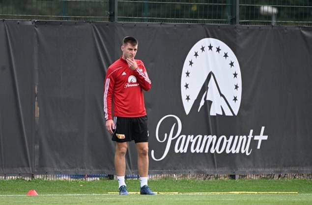 Football, men, season 2023 2024, 1 Bundesliga, 1 FC Union Berlin, public training, Robin Knoche 1 FC Union , 10 10 2023, Copyright: xMatthiasxKochx