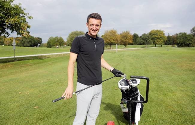 09 10 23 VfB Stuttgart Golf Cup 2023 Germany, Marhördt, 09 10 2023, football, Bundesliga, VfB Stuttgart Golf Cup 2023 Christian Gentner