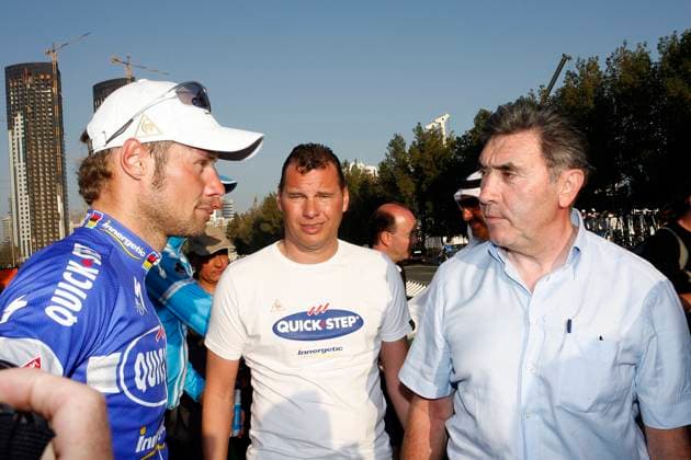 Tour of Qatar 29 01 2007 stage 1 Boonen Tom Merckx Eddy Peeters Wilfried  Copyright: xLucxClaessenx 223785