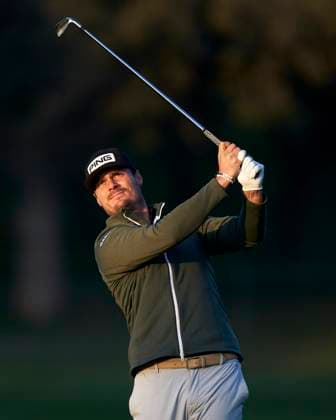 Acciona Open de Espana presented by Madrid - Day One Kristian Krogh Johannessen of Norway plays his second shot on the 1st hole during Day One of the Acciona Open de Espana presented by Madrid at Club de Campo Villa de Madrid on October 12, 2023, in Madrid, Spain. Madrid Club de Campo Villa de Madrid Madrid Spain RL_ACCMOESP_001 Copyright: xRicardoxLarreinax