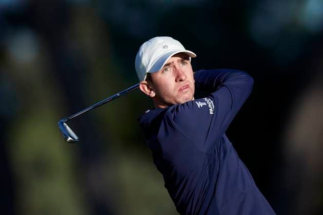 Acciona Open de Espana presented by Madrid - Day One Tom McKibbin of Northern Ireland plays a tee shot on the 11th hole during Day One of the Acciona Open de Espana presented by Madrid at Club de Campo Villa de Madrid on October 12, 2023, in Madrid, Spain. Madrid Club de Campo Villa de Madrid Madrid Spain RL_ACCMOESP_018 Copyright: xRicardoxLarreinax