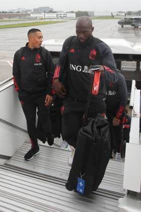 Austria v Belgium - European Qualifiers EURO 2024 - media activities BRUSSELS, BELGIUM - OCTOBER 12 : Lukaku Romelu forward of Belgium pictured at Brussles airport prior to the UEFA EURO, EM, Europameisterschaft,Fussball 2024 European Qualifiers match in group F match against Austria on October 12, 2023 in Brussels, Belgium, 12 10 2023 Brussels Belgium  Copyright: xTsix