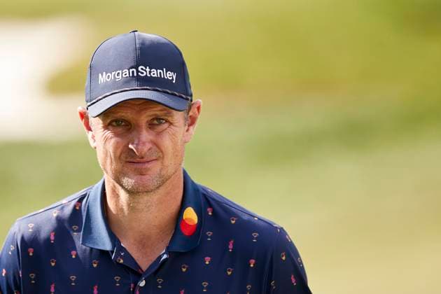 Acciona Open de Espana presented by Madrid - Day Two Justin Rose of England looks on the 18th hole during Day Two of the Acciona Open de Espana presented by Madrid at Club de Campo Villa de Madrid on October 13, 2023, in Madrid, Spain. Madrid Club de Campo Villa de Madrid Madrid Spain RL_ACCMOESP_255 Copyright: xRicardoxLarreinax