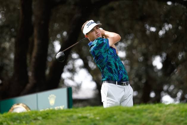 October 13, 2023, MADRID, MADRID, SPAIN: Todd Claments of England in action during Acciona Open de Espana, Round 2, Golf tournament celebrated at Club de Campo on October 13, 2023, in Madrid, Spain. MADRID SPAIN - ZUMAa181 20231013_zaa_a181_026 Copyright: xOscarxJ.xBarrosox
