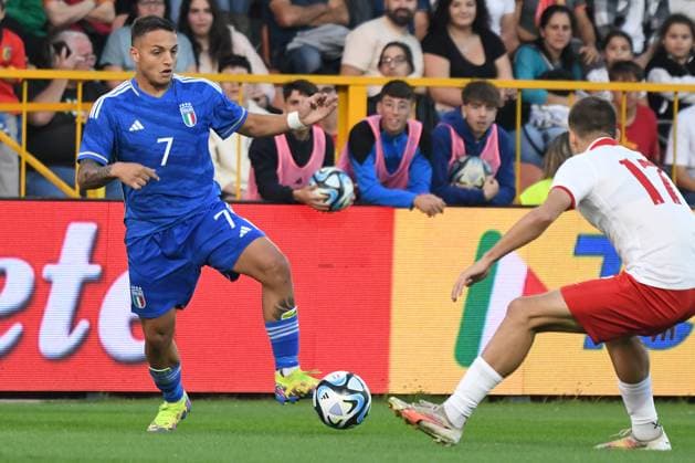 Football, U20 international, Italy - Poland