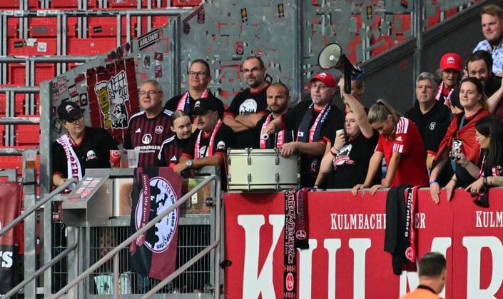 13 10 2023 football season 2023 2024 1 women football Bundesliga 04 matchday 1 FC Nürnberg FCN club TSG 1899 Hoffenheim sport photo zinc xwoxzix club fans fan block