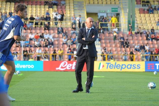 Lorenzo BOLLINI Italia vs Polonia elite league Catanzaro stadio nicoal ceravolo 13tt 2023 during Under 20 - Italy vs Poland, Other in Catanzaro, Italy, October 13 2023  Copyright: xAntonioxMoniaci IPAxSportx xipa-x xx IPA_40967080 IPA_IPA40967080