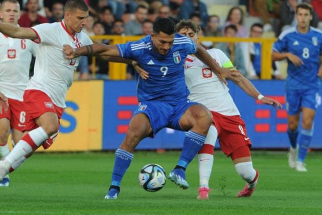 Other - Under 20 - Italy vs Poland montevago daniele Italia vs Polonia elite league Catanzaro stadio nicoal ceravolo 13tt 2023 during Under 20 - Italy vs Poland, Other in Catanzaro, Italy, October 13 2023 Catanzaro Italy  Copyright: xIPAxSport ABACAx BRIPASport20231014_053 IPAxSport ABACAx BRIPASport20231014_053