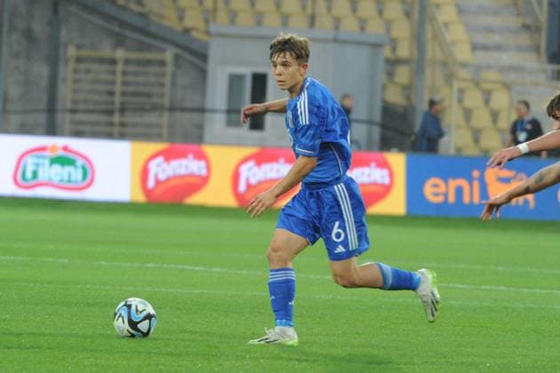 Other - Under 20 - Italy vs Poland AMATUCCI LORENZO Italia vs Polonia elite league Catanzaro stadio nicoal ceravolo 13tt 2023 during Under 20 - Italy vs Poland, Other in Catanzaro, Italy, October 13 2023 Catanzaro Italy  Copyright: xIPAxSport ABACAx BRIPASport20231014_072 IPAxSport ABACAx BRIPASport20231014_072