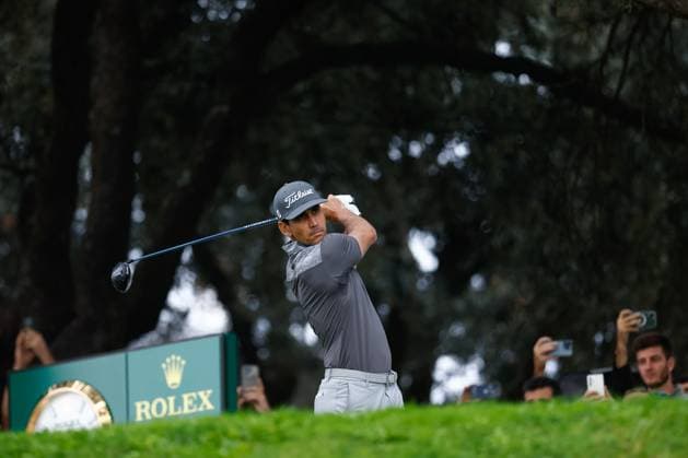 October 14, 2023, MADRID, MADRID, SPAIN: Rafa Cabrera of Spain in action during Acciona Open de Espana, Round 3, Golf tournament celebrated at Club de Campo on October 14, 2023, in Madrid, Spain. MADRID SPAIN - ZUMAa181 20231014_zaa_a181_012 Copyright: xOscarxJ.xBarrosox