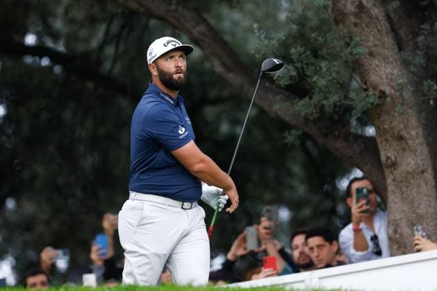 October 14, 2023, MADRID, MADRID, SPAIN: Jon Rahm of Spain in action during Acciona Open de Espana, Round 3, Golf tournament celebrated at Club de Campo on October 14, 2023, in Madrid, Spain. MADRID SPAIN - ZUMAa181 20231014_zaa_a181_021 Copyright: xOscarxJ.xBarrosox