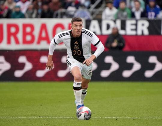 Football, Men, 2023 2024 season, USA Germany international match in Hartford, Robin Gosens Germany , 14 10 2023, Copyright: xMatthiasxKochx