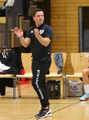 BAU 14 10 2023 Ludwigsburg Volleyball Barock Volleys MTV Ludwigsburg vs TV Bühl, coach Markus Weiß MTV