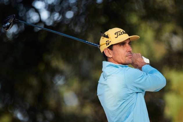 Acciona Open de Espana presented by Madrid - Day Four Rafa Cabrera Bello of Spain tees off on the 1st hole during Day Four of the Acciona Open de Espana presented by Madrid at Club de Campo Villa de Madrid on October 15, 2023, in Madrid, Spain. Madrid Club de Campo Villa de Madrid Madrid Spain RL_ACCMOESP_588 Copyright: xRicardoxLarreinax