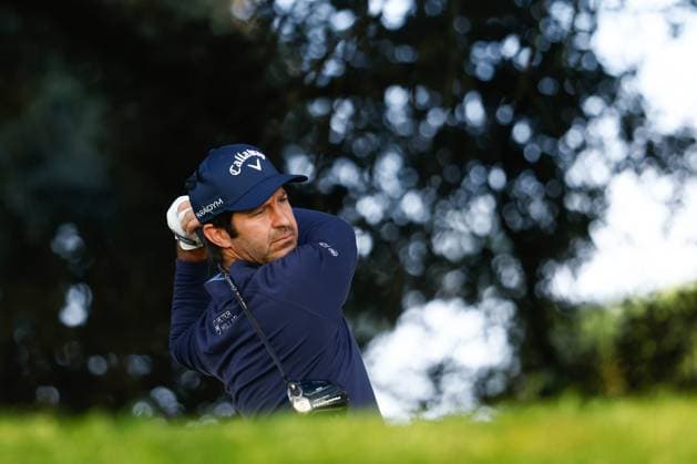 October 15, 2023, MADRID, MADRID, SPAIN: Jorge Campillo of Spain in action during Acciona Open de Espana, Round 4, Golf tournament celebrated at Club de Campo on October 15, 2023, in Madrid, Spain. MADRID SPAIN - ZUMAa181 20231015_zaa_a181_099 Copyright: xOscarxJ.xBarrosox