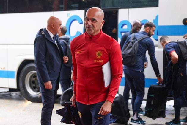 Football, Euro Quali, Portugal national team, Arrival in Zenica