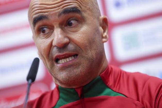 Zenica: press conference, PK, Pressekonferenz of the Portuguese football team Head coach of the Portuguese national football team Roberto Martinez during the press conference of the national football team of Portugal before the match against the national team, Nationalteam of Bosnia and Herzegovina, in Zenica, Bosnia and Herzegovina, on Oct 15, 2023. ArminxDurgut PIXSELL
