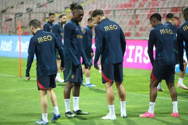RECORD DATE NOT STATED BiH, Zenica, 151023. Stadium Bilino polje. Training of the Portuguese national team, Nationalteam before the meeting with Bosnia and Herzegovina. Photo: Antonio Balic CROPIX Copyright: xxAntonioxBalicx trening_portugal8-151023