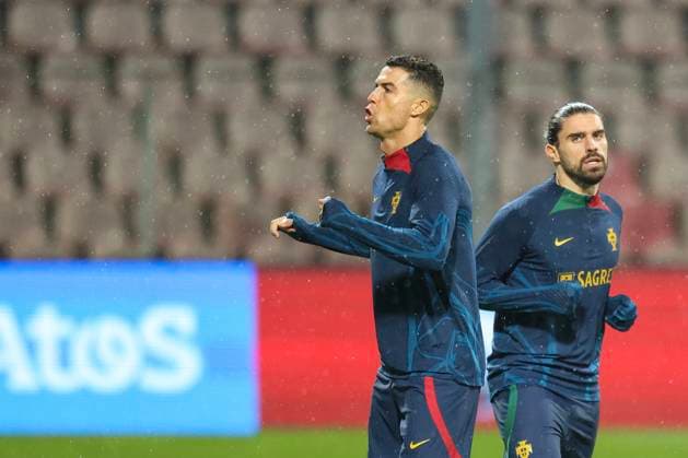 Training of the Portuguese football team Cristiano Ronaldo during training of the Portuguese football team at Bilino Polje before the match against Bosnia and Herzegovina, in Zenica, Bosnia and Herzegovina, on Oct 15, 2023. ArminxDurgut PIXSELL