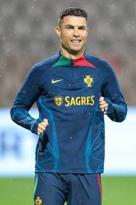 Training of the Portuguese football team Cristiano Ronaldo during training of the Portuguese football team at Bilino Polje before the match against Bosnia and Herzegovina, in Zenica, Bosnia and Herzegovina, on Oct 15, 2023. ArminxDurgut PIXSELL