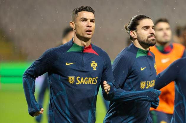 Training of the Portuguese football team Cristiano Ronaldo during training of the Portuguese football team at Bilino Polje before the match against Bosnia and Herzegovina, in Zenica, Bosnia and Herzegovina, on Oct 15, 2023. ArminxDurgut PIXSELL