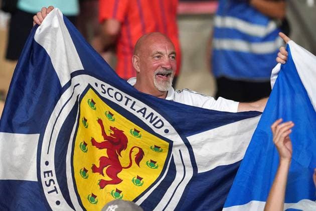 Scotland s supporters during UEFA European Qualifiers, Qualifying round match. October 12,2023. (2023101224)