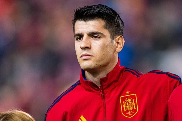 231015 Alvaro Morata of Spain ahead of the UEFA Euro Qualifier football match between Norway and Spain on October 15, 2023 in Oslo Photo Marius Simensen BILDBYRAN COP 238 VG0543 bbeng em kvalifisering em kvalik emkval football fotball fotboll landskamp norge norway soccer spain spanien uefa euro qualifier  Copyright: MARIUSxSIMENSEN BB231015BB935
