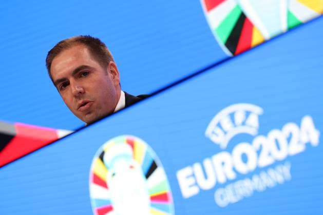 Frankfurt am Main on 16 October 2023 Deutsche Bank Park media event of EURO 2024 GmbH v l , Philipp Lahm, tournament director of UEFA EURO 2024. Copyright: JoaquimxFerreira