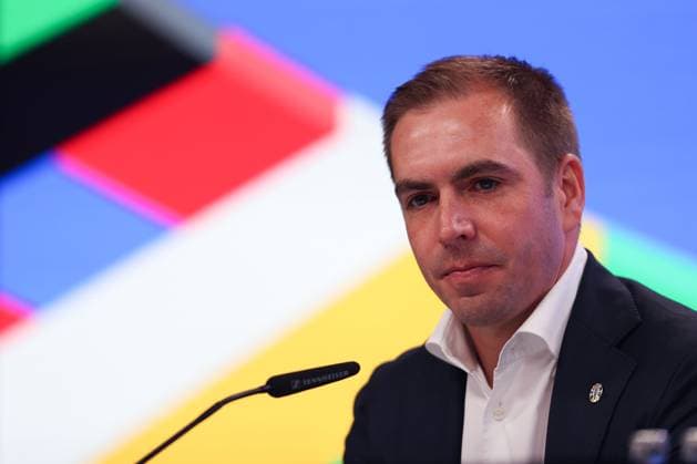 Frankfurt am Main on 16 October 2023 Deutsche Bank Park media event of EURO 2024 GmbH v l , Philipp Lahm, tournament director of UEFA EURO 2024. Copyright: JoaquimxFerreira