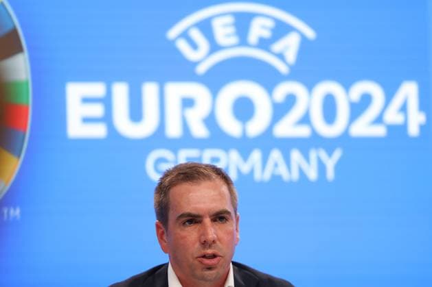 Frankfurt am Main on 16 October 2023 Deutsche Bank Park media event of EURO 2024 GmbH v l , Philipp Lahm, tournament director of UEFA EURO 2024. Copyright: JoaquimxFerreira