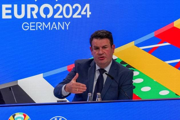 Minister of Labor Hubertus Heil 16 10 2023 EURO 2024 Partnership DFB VDV