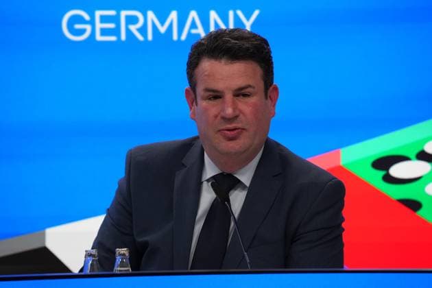 Minister of Labor Hubertus Heil 16 10 2023 EURO 2024 Partnership DFB VDV