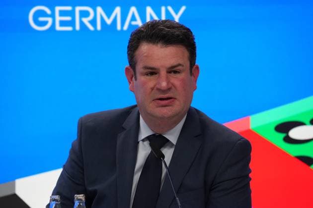 Minister of Labor Hubertus Heil 16 10 2023 EURO 2024 Partnership DFB VDV