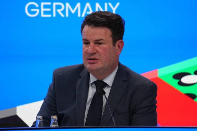 Minister of Labor Hubertus Heil 16 10 2023 EURO 2024 Partnership DFB VDV